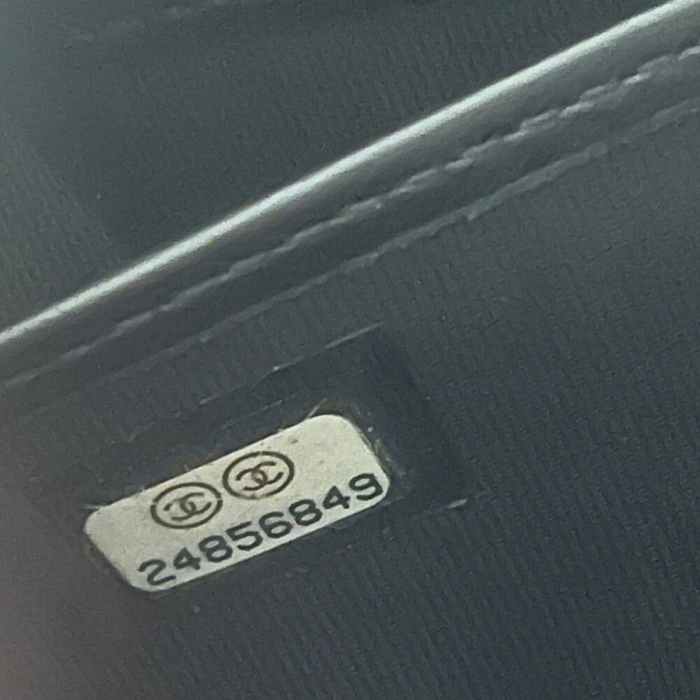 Authentic CHANEL CC Classic Caviar Flap Wallet Chain Shoulder Crossbody Black - Picture 16 of 16